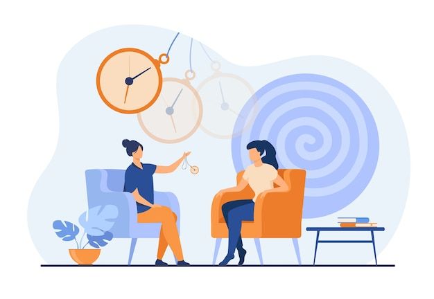Psicoterapia desvendando situações complexas conceito de psiquiatria social terapeuta e paciente _ Vetor Premium